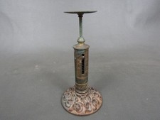 Antique brass candlestick sprung postal scales by R Winfield