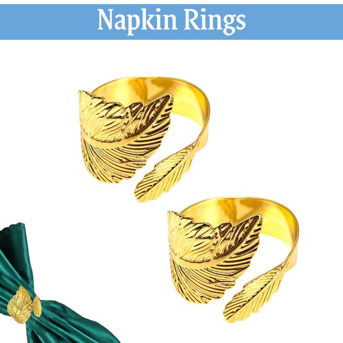 18pcs leaf napkin rings - 1/18pcs,