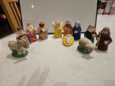 Early Learning Centre ELC Happy Land Christmas Nativity Playset Figures Diorama