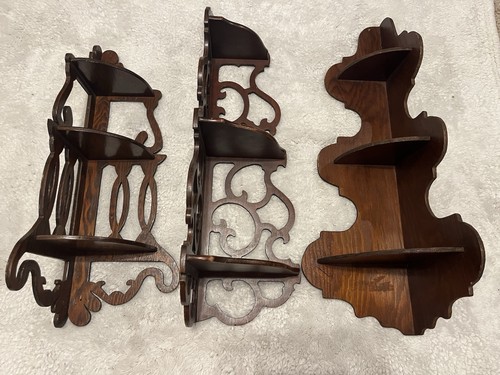 Vintage wood tier hanging - vintage,
