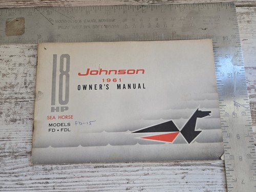 Vintage 1961 johnson seahorse - 1961,