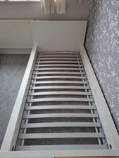 IKEA Malm White Single Bed Frame with Headboard