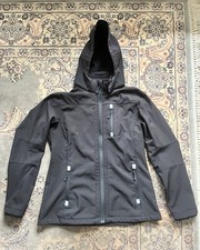 HKM SPORTS EQUIPMENT HORSE RIDING BLACK JACKET COAT WOMAN SIZE LARGE EXCELLENT C