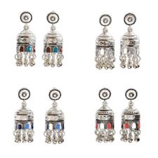 New Indian Pakistani Bollywood Gold Dangle Jhumka Earrings Boho Jhumki Jewellery