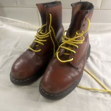 Vintage DR DOC MARTENS Cherry Leather Boots 1980’s UK 9, US 10 EU43