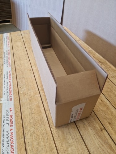 Long cardboard double - double, walled