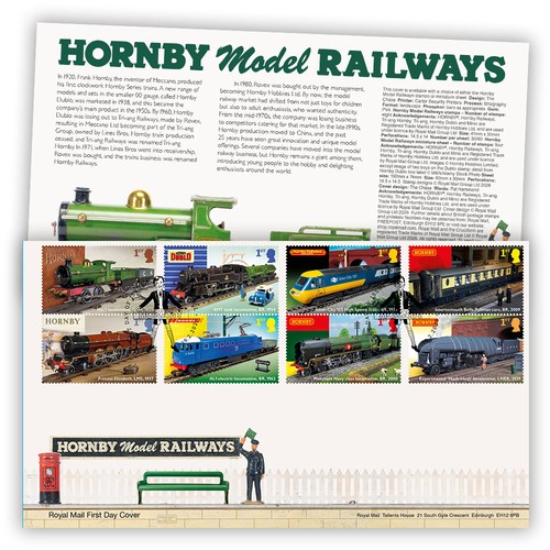 Hornby model railways stamp - hornby,