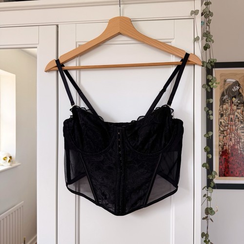 Primark black floral - black, lace