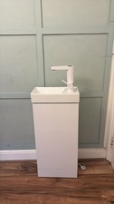 non plumbing sink unit silver