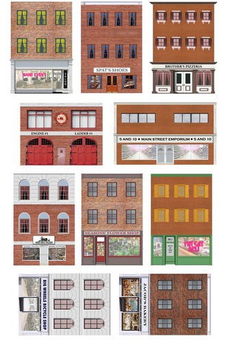 Strorefront flat buildings - strorefront,