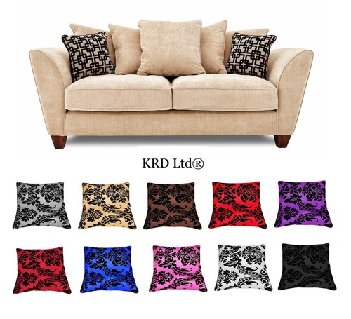 Luxurious damask cushion - luxurious,