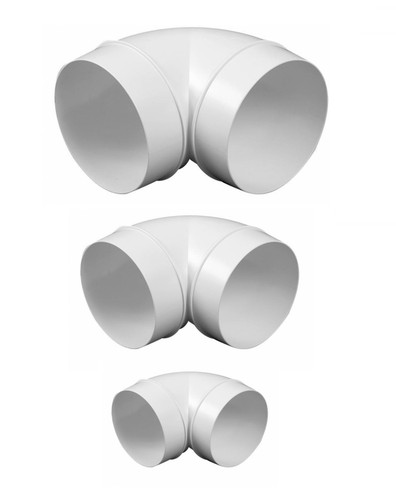 Round ducting pipe elbow - round,
