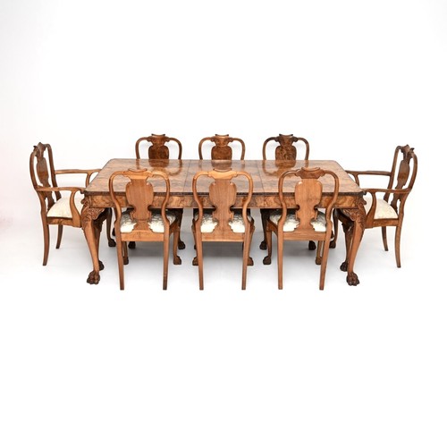 Antique burr walnut queen anne - burr,