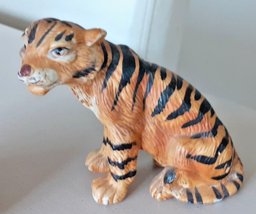 Sitting tiger cub ornament - tiger,