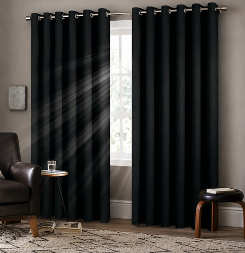 2pcs blackout curtains eyelet - 2pcs,