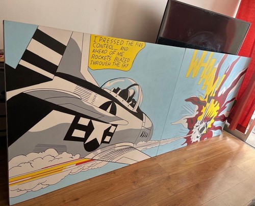 Roy lichtenstein - roy, (handmade)