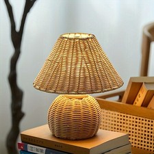 Vintage Bamboo USB Desk Lamp