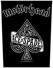 Motorhead Ace Of Spades giant sew-on backpatch  340mm x 290mm