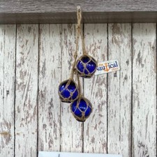 3 x Glass Fishing Floats On