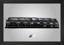 BMW M3 Car Evolution Framed