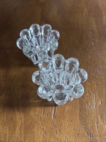 Vintage pair reims crystal - pair,