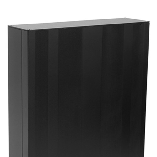 Matte black aluminum project - black,