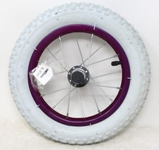 12 "BIKE FRONT WHEEL +TYRE & TUBE RALEIGH KRUSH 12" & OTHER CYCLE PURPLE
