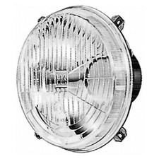 Headlight Small Round Headlamp Halogen H4 HELLA 1L3 005 649-017