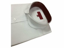 Men's White Shirt Penny Round