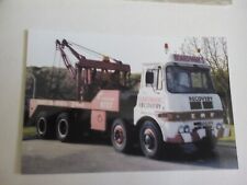 1 X    VINTAGE ERF WRECKER TRUCK  PHOTOGRAPH COLOUR [ BOARDMANS RECOVERY ]