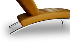Leather recliner, leather bed