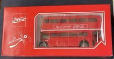 Solido 1:50 Scale AEC Routemaster D/Deck Bus - Coca Cola