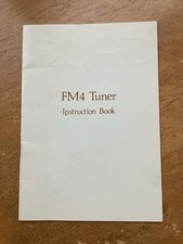QUAD FM4 TUNER INSTRUCTION
