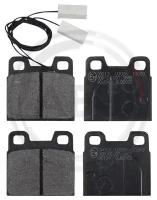 Brake pads 36013 - a.b.s., for