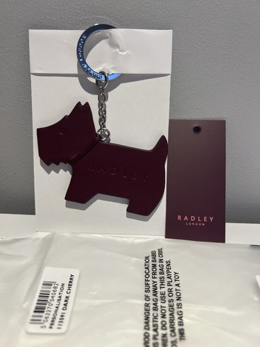 Radley dog dark cherry - dog, key