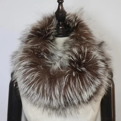 Real fox fur scarf women - real,
