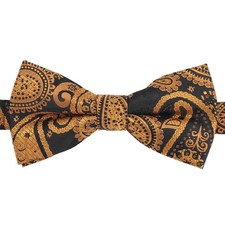 Black & Gold Paisley Bohemian
