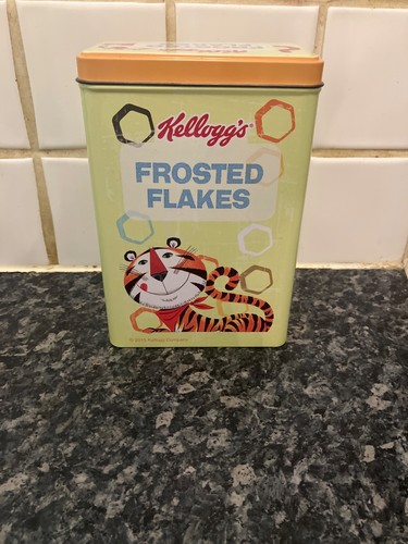 Kellogs frosted flakes tin - kellogs,