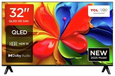 TCL 32 Inch TV SMART QLED Android TV 32S4K HD Ready Built-in Google Assistant