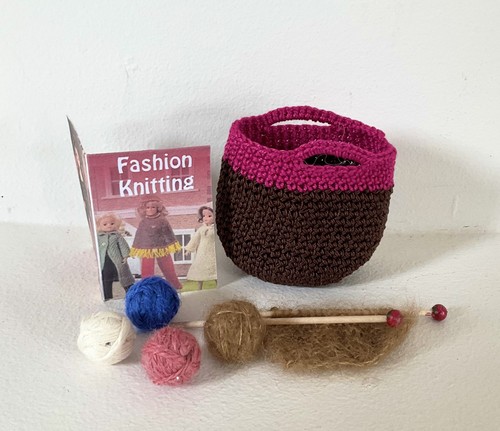 Hand crochet knitting - knitting, for