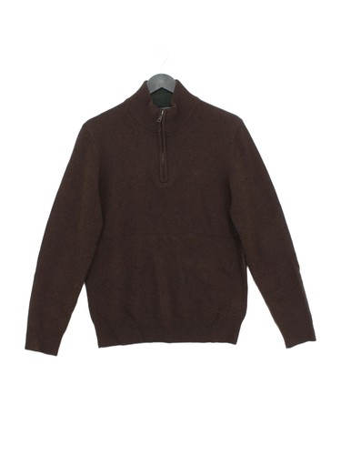 Hackett men jumper brown - s,