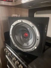 Kenwood 12 Inch Subwoofer With Enclosure Box