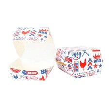 BBQ Burger Paper Boxes - Pack