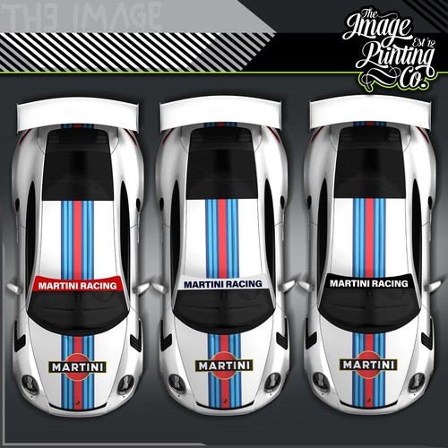 Martini racing sunstrip - sunstrip, decal