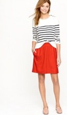 J Crew Wool Blend Red Side