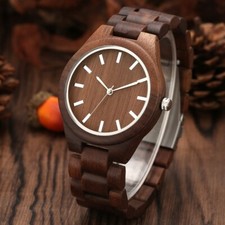 Luxury Walnut Wood Men's