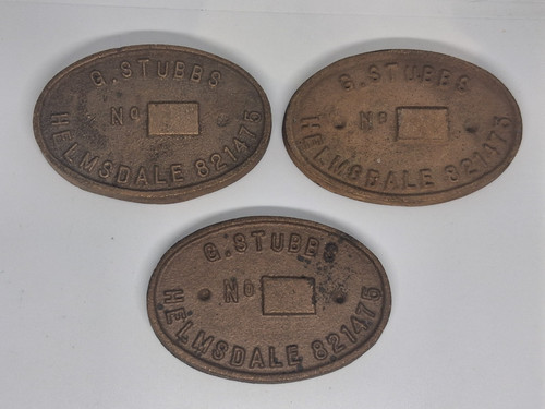 Vintage oval metal - vintage,