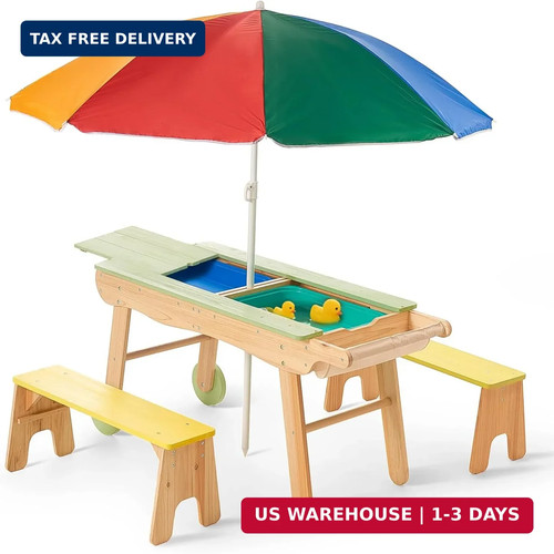 Kids picnic table - in,