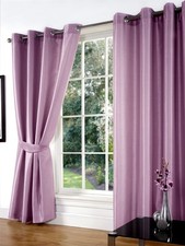 Mauve Faux Silk Slubbed