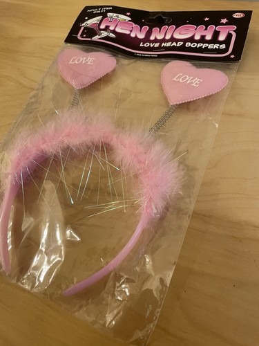 Pink fluffy hen night party - hen,